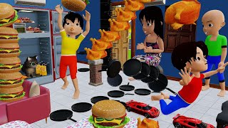 PAAGAL KADDU PADDU  29 | Desi Comedy | Cs Bisht Vines | Funny 3D Animation Story | Leg piece Fun  😋🤣 screenshot 4