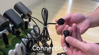 Smart RGBAI Landscape Lights Pro(US-Gl62B-1): How to connect and how to use App schedule function by Lumary Smart Home 93 views 6 months ago 2 minutes, 6 seconds