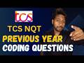 TCS NQT 2026 Previous Year Questions | Coding + Aptitude Questions & Answers