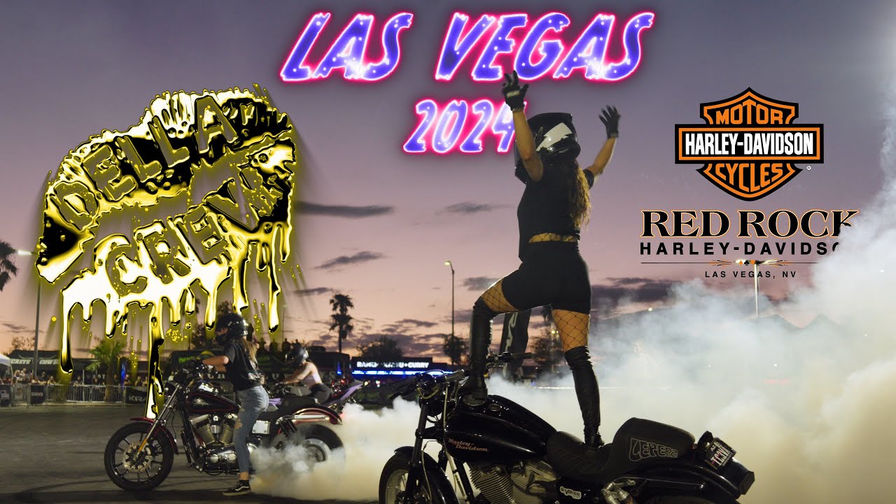 Della Crew Las Vegas 2024  woman stunt show    4k24fps