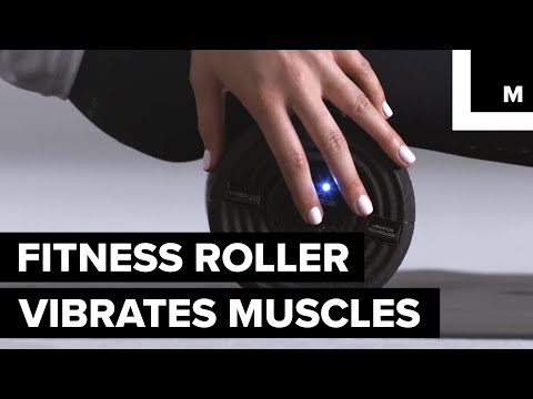 Vibrating fitness roller