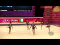 Italy (ITA) - 2019 Rhythmic Worlds, Baku (AZE) - Qualifications 3 Hoops + 2 Pairs Of Clubs