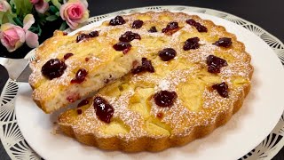 Ricetta in 5 minuti! Questa torta ti si scioglie in bocca! Facile e buona che la preparerai tutti i