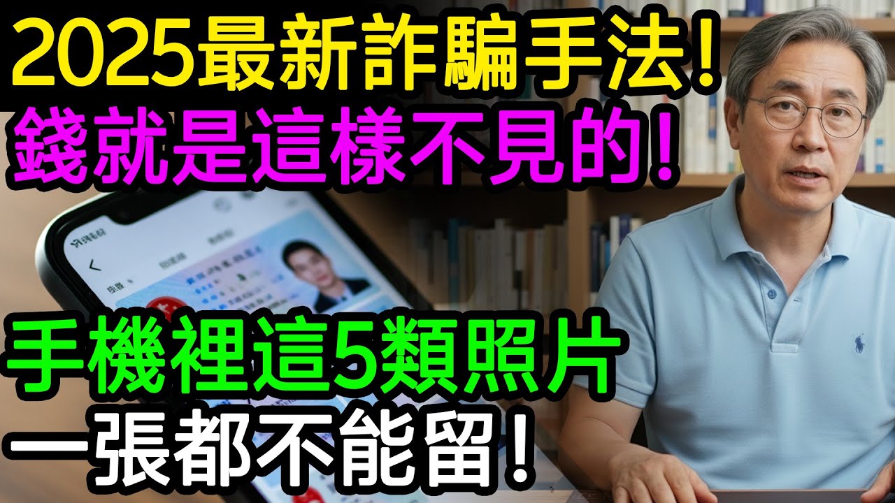2025最新詐騙手法！錢就是這樣不見的！手機裡這5類照片，一張都不能留！#生活經驗 #百科密碼 #诈骗案例