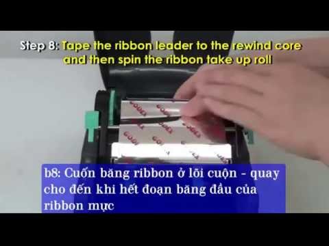 Video Máy in mã vạch Godex - G500 | Lắp ribbon mực và giấy... - youtube