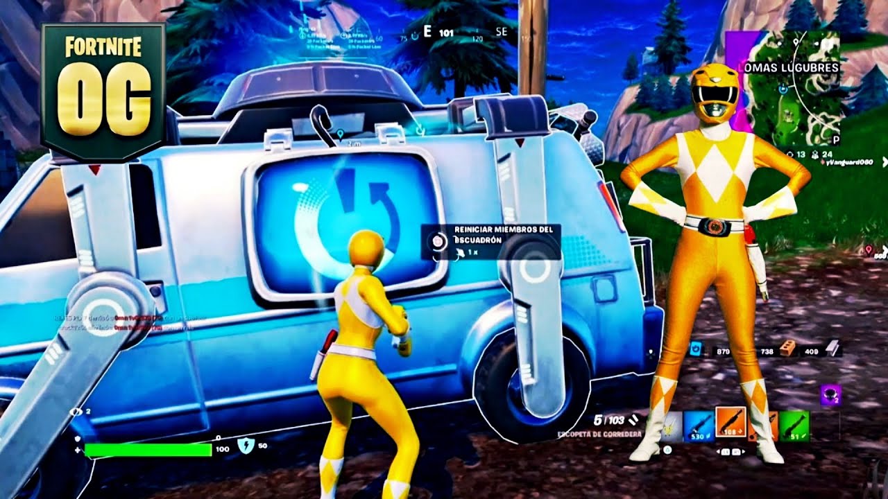 OG Fortnite Squad | Yellow Ranger| gameplay season 6