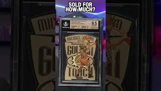 1997 Skybox Premium Golden Touch Michael Jordan Basketball Card Insert graded BGS 9.5