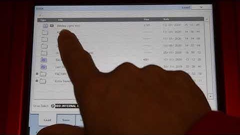 Korg Kronos Tutorial: Convert a song file (.SNG) to a wave file (.WAV)