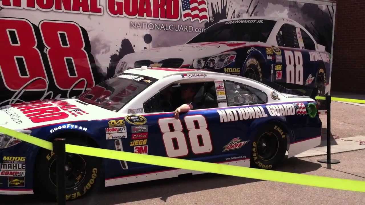 Dale jr. NASCAR start up and rev engine