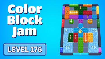 Color Block Jam Level 176 Solution Walkthrough