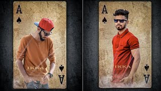 PicsArt ikka card Viral photo Editing|| PicsArt editing video tutorial 2020