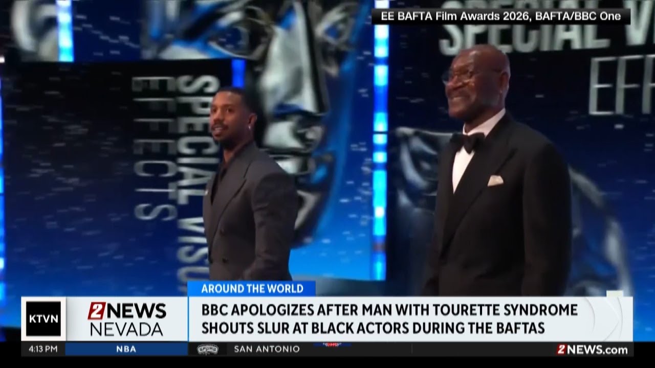 BBC apologizes after man with Tourette's shouts racial slur at award show
