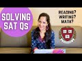 Solving SAT Questions! | Tips from a Harvard grad