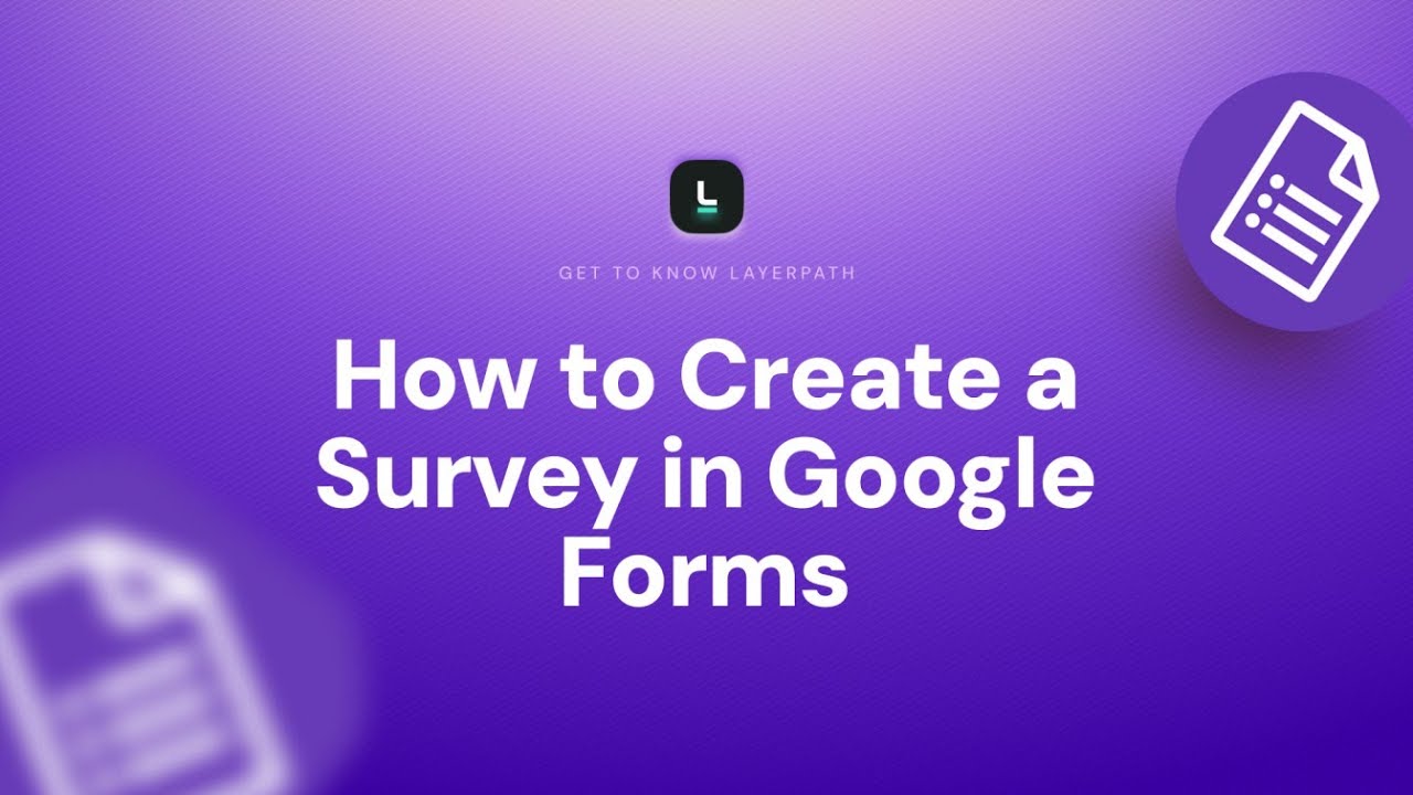 How to Create a Survey in Google Forms | Step-by-Step Guide - YouTube