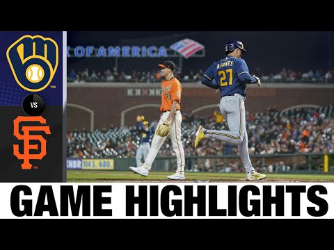 Brewers vs. Giants Game Highlights (7/15/22) | MLB Highlights