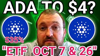 Cardano's BIG $4 Rally! Top Analyst Explains Why ETF Approvals Matter
