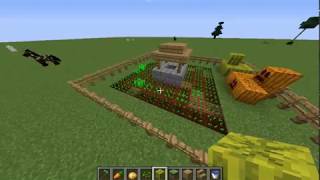 Как сделать Красивый огород в Minecraft !
