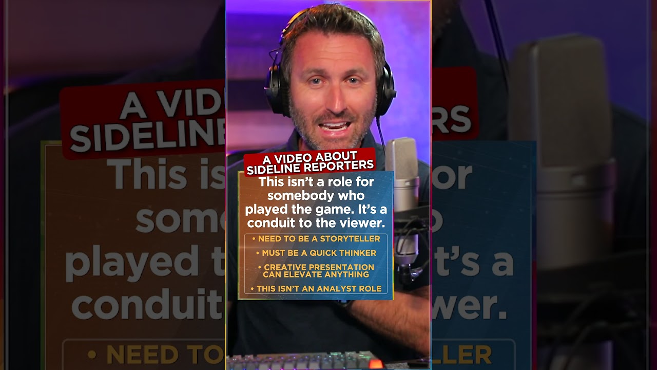 Why sideline reporters SHOULDN'T have played the game 