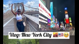 VLOG: NEW YORK CITY 🌆🇺🇸🥺 TRAVEL VLOG PART 2 | SOUTH AFRICAN YOUTUBER |AUPAIR TRAVEL #roadto500