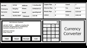 How to Create Job Estimator Billing Systems  in Excel using VBA