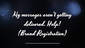 My messages aren