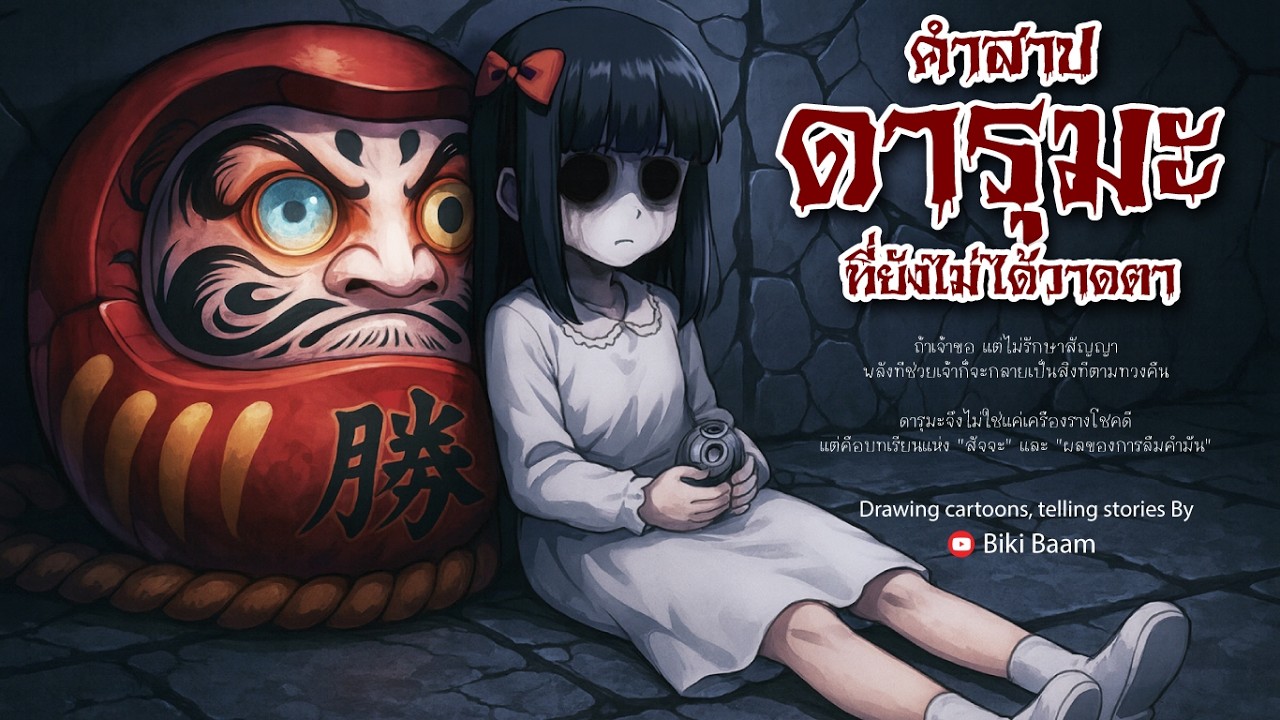 Проклятие Дарумы (без нарисованных глаз) 