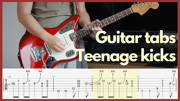 Teenage Kicks Guitar version - Guitar performance video thumbnail
