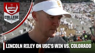 Lincoln Riley says USC didn’t play well in 2nd half vs. Colorado | ESPN College Football