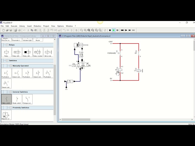 Limit Switch Symbol In Fluidsim
