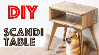 Стол  в скандинавском стиле Modern DIY | тумба своими руками | сделать мебель видео