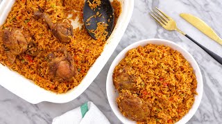 HOW TO MAKE OVEN BAKED JOLLOF RICE - ZEELICIOUS FOODS