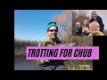Trotting for chub and livebaiting for perch.