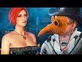 Witcher 3 - ПЕРВЫЙ РАЗ!  Рыжая ТРИСС нажралась и уехала с другим! #11