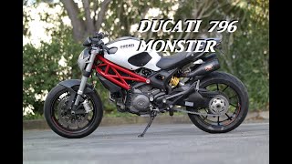 2012 Ducati 796 Monster walk around and Ride Review