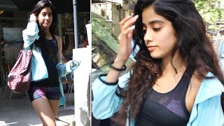 Jhanvi kapoor looks more sexy post her workout | photos