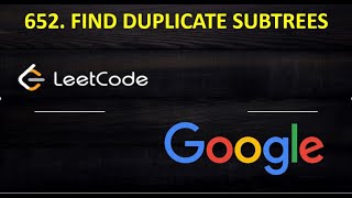 find duplicate subtrees|| Leetcode || Google || C++ || Easy Solution in Hindi ✨