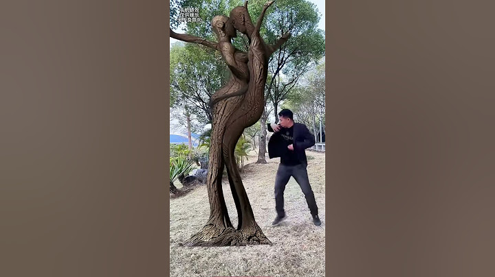 Can't I recognize you if I turn into a tree  Magical tree mobile phone special effects