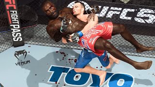 LeBron James vs Colby Covington in UFC 5