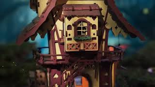 Rokr Cuckoo Clock Mechanical 3D Wooden Puzzle Lc901C