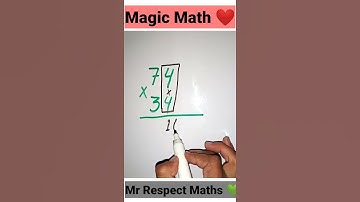 Fast Multiplication Trick | Interesting math tricks #maths #shorts #magic
