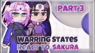 Team 7+ Uchiha Sakura react Sakura Haruno Part ; 3 (Naruto's friends react  sakura pt3) 