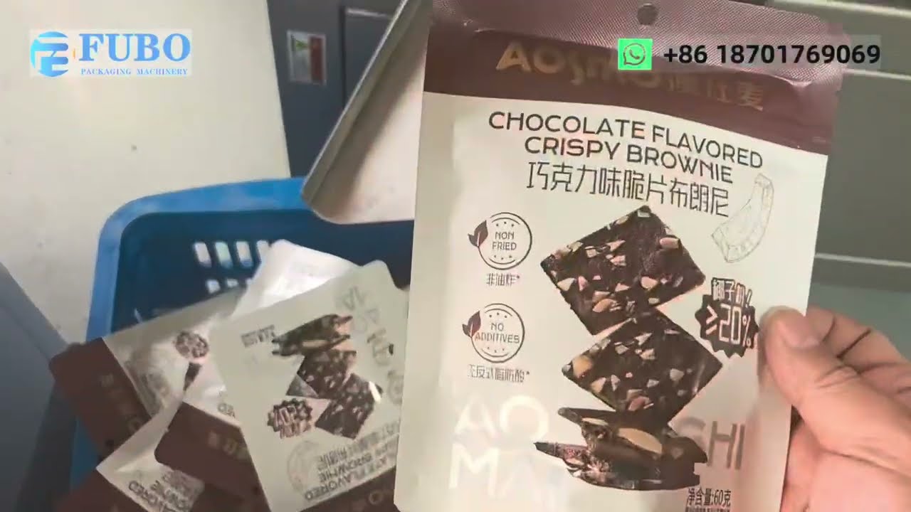 Chocolate crispy chips doypack filling sealing machine | stand up pouch filler sealer equipment 