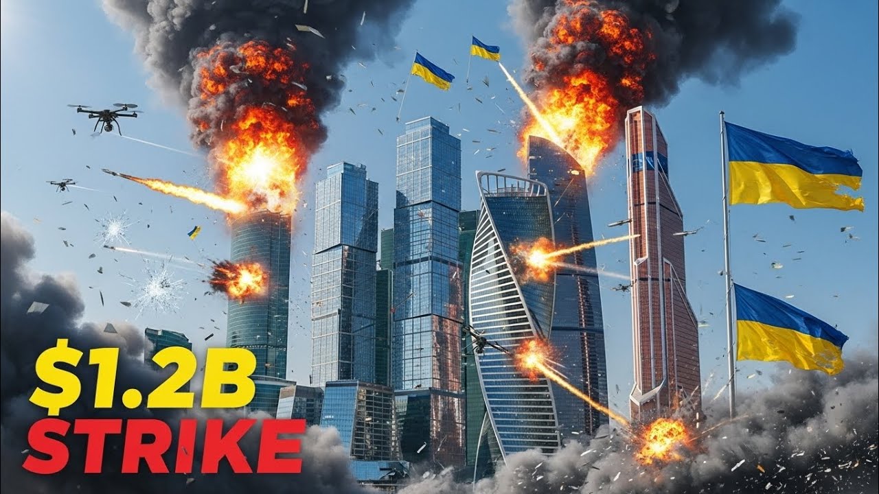 Ukrainian Drones STRIKE Russia’s $1.2B Moscow City Towers – Then THIS Happened