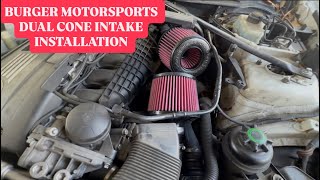 BMW N54 Dual Cone Intake (DCI) Install + Sound Clips *335i 135i 535i*