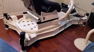 D-Box Motion simulator startup and crash test