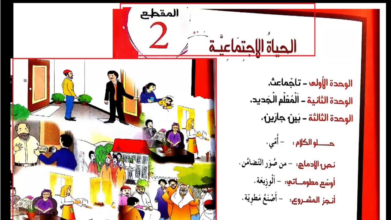 اللغة العربية *المقطع الثاني*الحالة الاجتماعية****تابعونا/السنة الرابعة ابتدائي