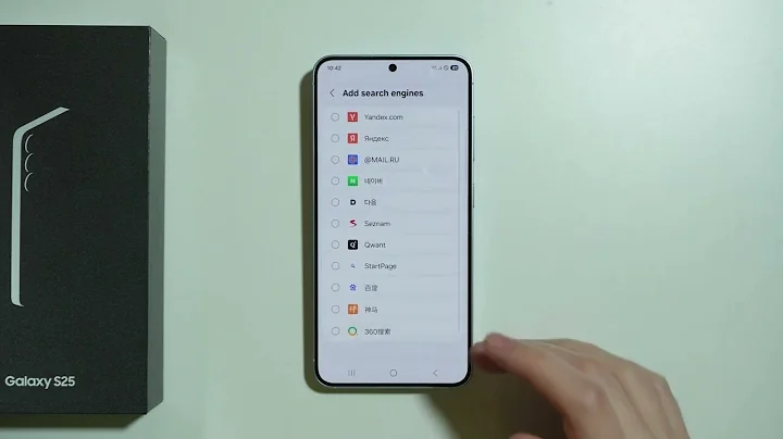 Samsung Galaxy S25: How to Change Default Search Engine in Browser