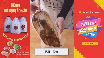 Túi bọc thực phẩm cao cấp - An toàn - Tiện Lợi - Tái sử dụng nhiều lần#03