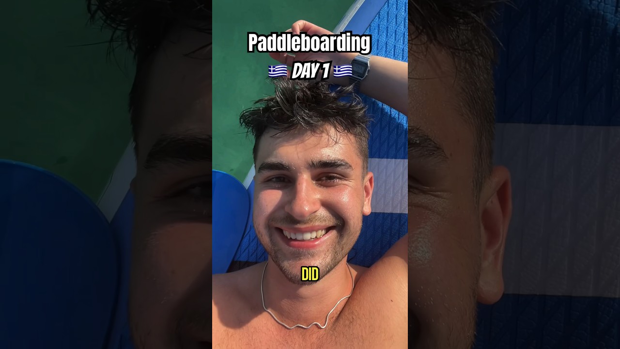 Come for a day in the life paddleboarding round Greece