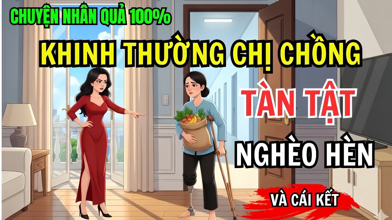 Khinh Thường Chị Chồng Nghèo Hèn Tàn Tật Và Cái Kết | Chuyện Nhân Quả 100%